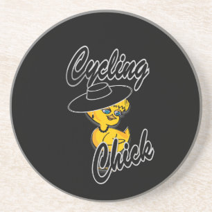 Cycling Chick #4 Coaster