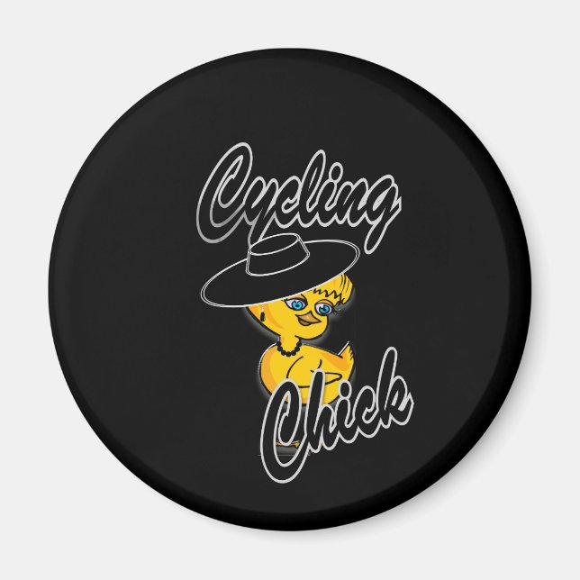 Cycling Chick #4 Magnet (Front)