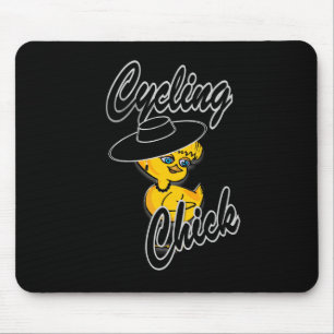 Cycling Chick #4 Mouse Pad