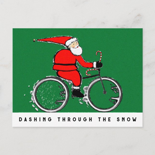 Cycling Christmas Cards (Front)