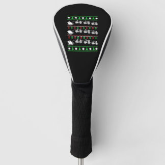 CYCLING CHRISTMAS GOLF HEAD COVER