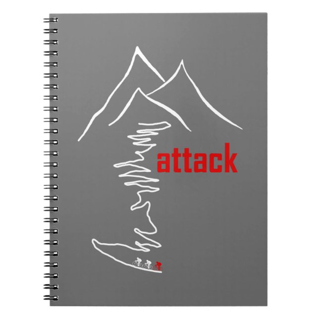 Cycling Climb, Attack Notebook (Front)