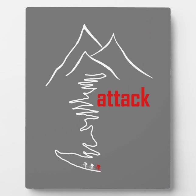 Cycling Climb, Attack Plaque (Front)