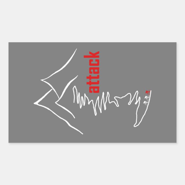 Cycling Climb, Attack Sticker (Front)