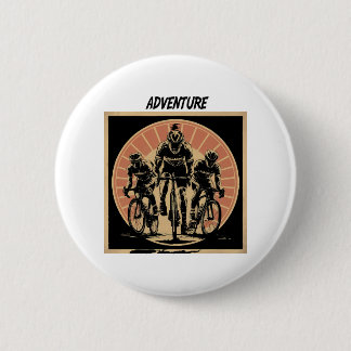 Cycling Club Team Design for Men 2 Inch Round Button