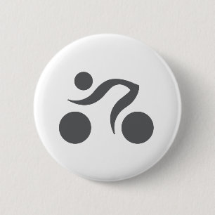 Cycling cool logo 2 inch round button