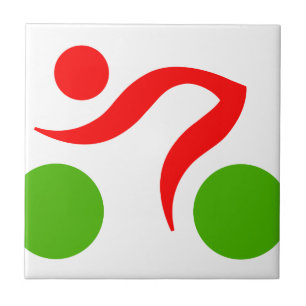 Cycling cool logo tile