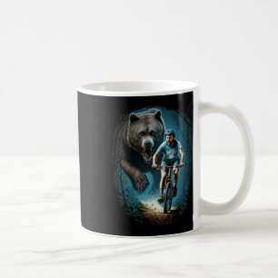 Cycling Cyclist Grizzly Bear Mtb Mountain Biking Coffee Mug
