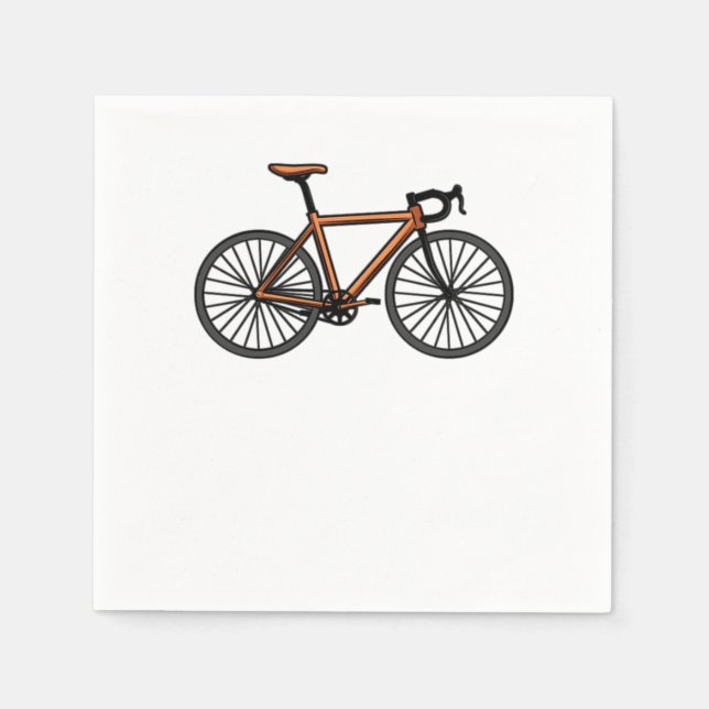 Cycling Cyclist Napkin (Front)