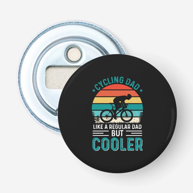 Cycling Dad Bottle Opener (Front)