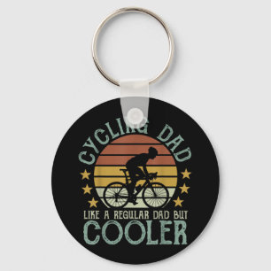 Cycling Dad Like A Regular Dad But Cooler Cycling Keychain