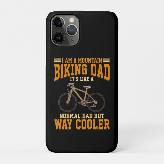 Cycling Dad Mountain Biker Dad It's Like Normal Case-Mate iPhone Case (Back)