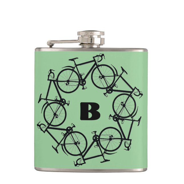 Cycling Design Flask (Front)