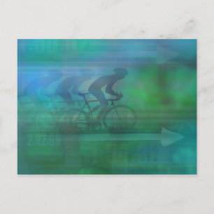 Cycling Design Postcard