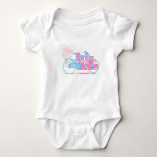 Cycling Design T-Shirt Baby Bodysuit