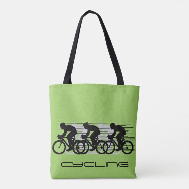 Cycling Design Tote Bag (Back)