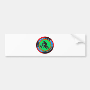 Cycling designs bumper sticker