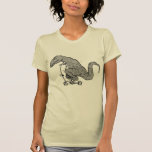 Cycling Dinosaur T-Shirt<br><div class="desc">Design by artist Eric C. he's currently on an epic bicycle adventure around America. follow his journey here:
http://facebook.com/drawingamericabybike http://twitter.com/drawingbiking</div>