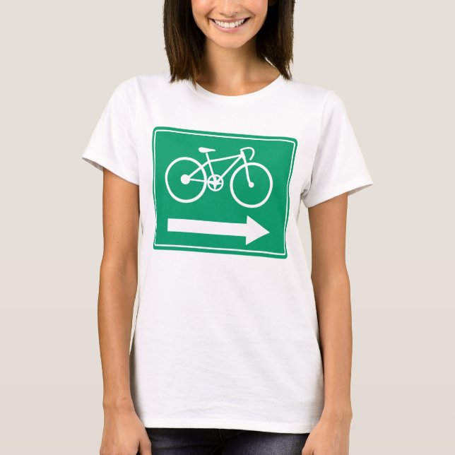 Cycling Directions Arrow T-Shirt (Front)