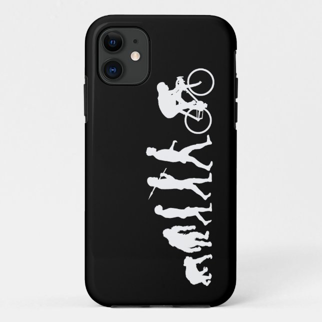 Cycling Evolution bicycle lovers cycle ciclismo Case-Mate iPhone Case (Back)