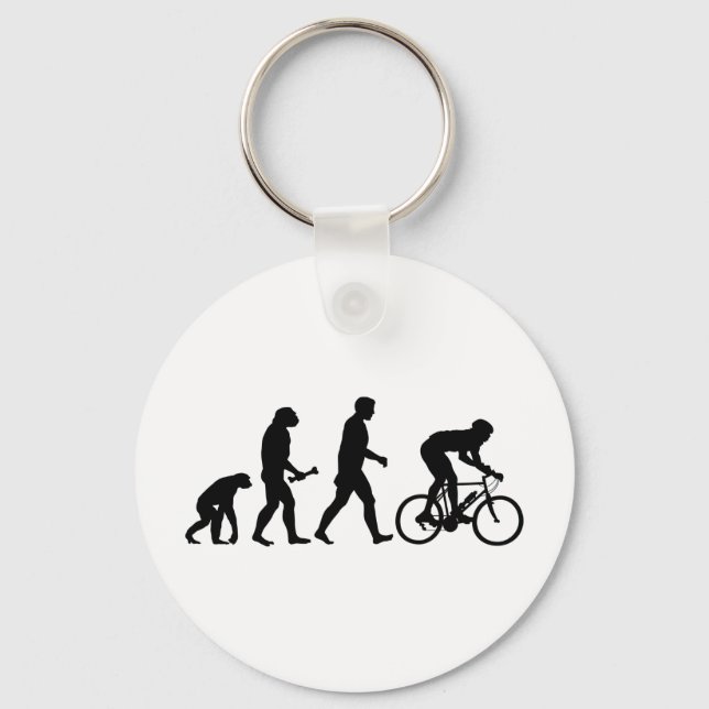 Cycling Evolution Keychain (Front)