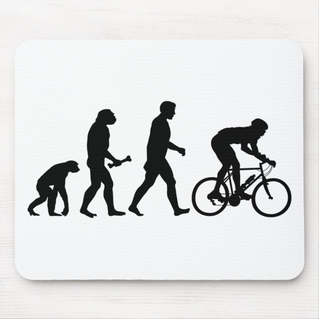 Cycling Evolution Mouse Pad (Front)