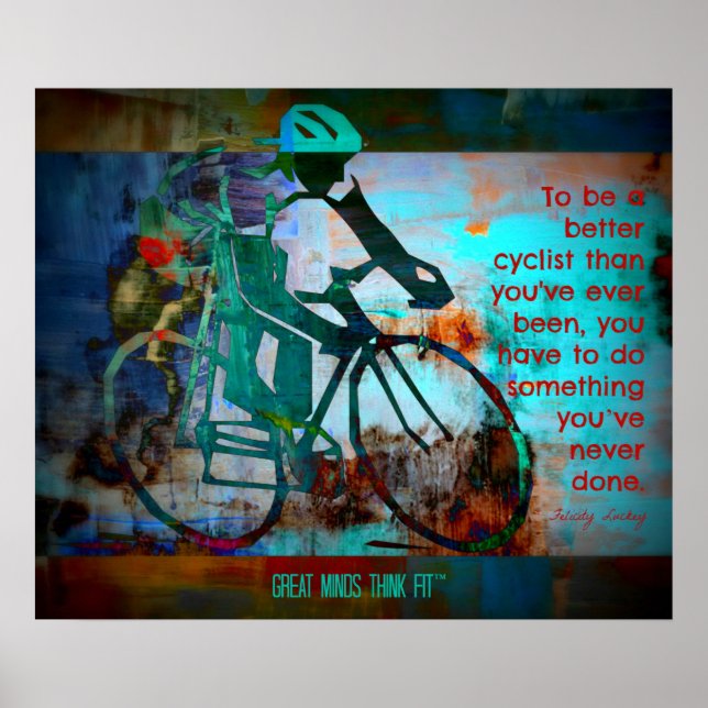 Cycling for Winning and Success Poster (Front)