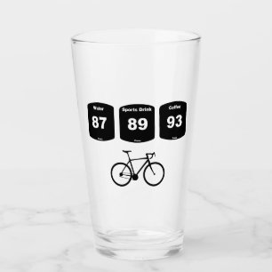 Cycling Fuel: Water, Sports Drink, Coffee Glass