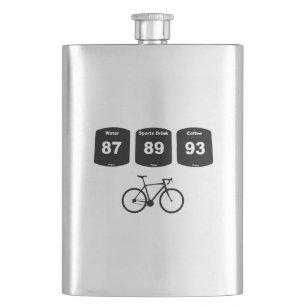 Cycling Fuel: Water, Sports Drink, Coffee Hip Flask