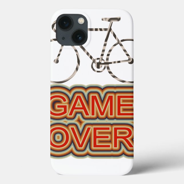 Cycling Game Over Case-Mate iPhone Case (Back)