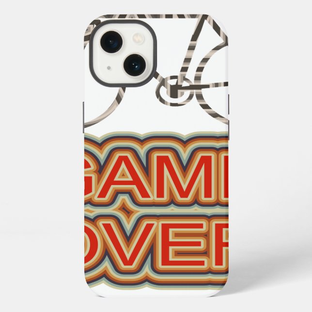Cycling Game Over iPhone Case (Back)