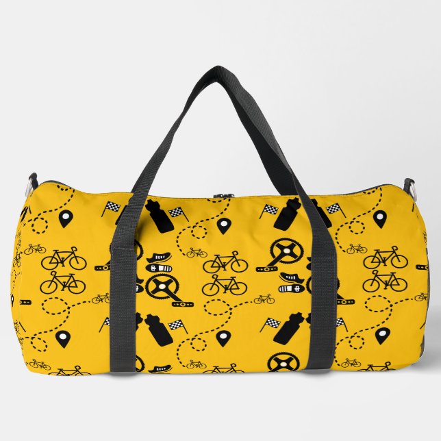 Cycling Gift Print Duffle Bag (Front)