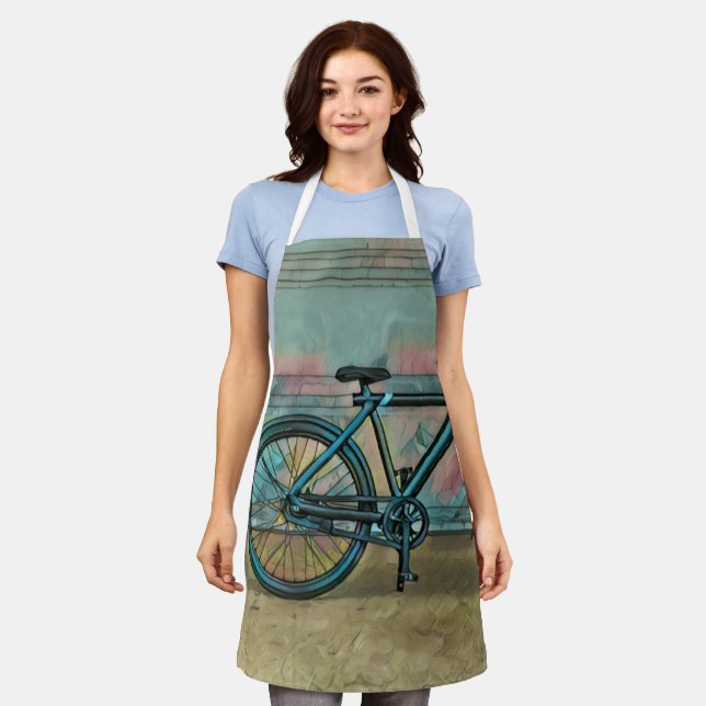 Cycling gifts for dad apron (Worn)