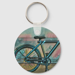 Cycling gifts for dad keychain