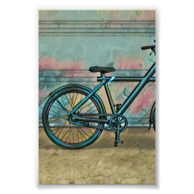 Cycling gifts for dad photo print (Front)