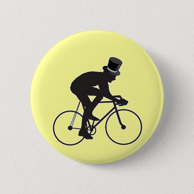 Cycling Groom 2 Inch Round Button (Front)