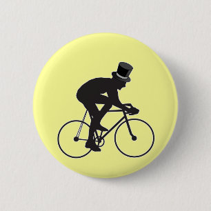 Cycling Groom 2 Inch Round Button