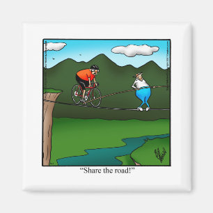 Cycling Humour Refrigerator Magnet