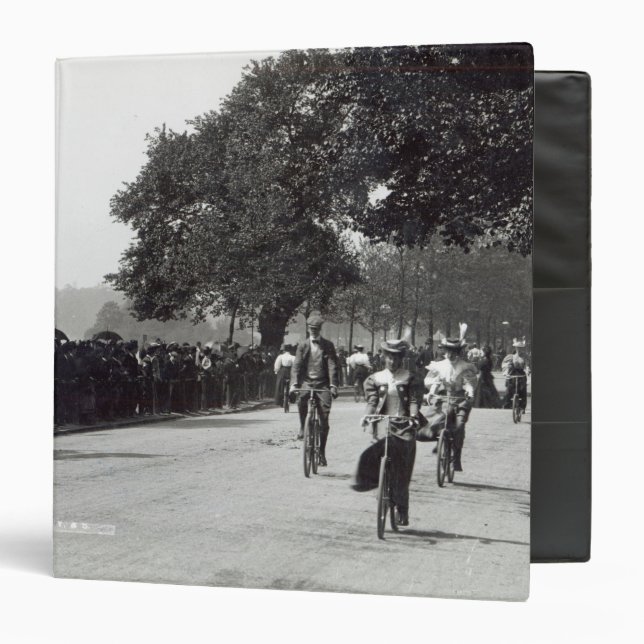 Cycling in Hyde Park, c.1910 Binder (Front/Inside)