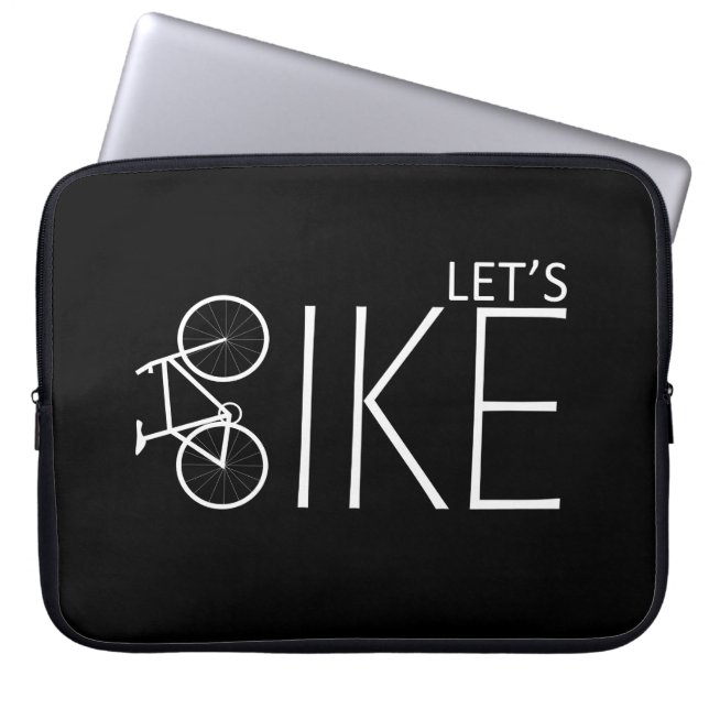  cycling inspirational quotes laptop sleeve (Front)