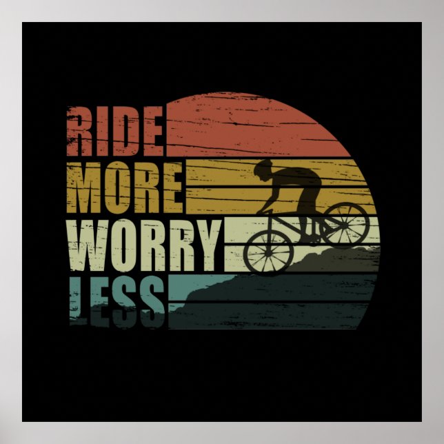 cycling inspirational quotes poster (Front)
