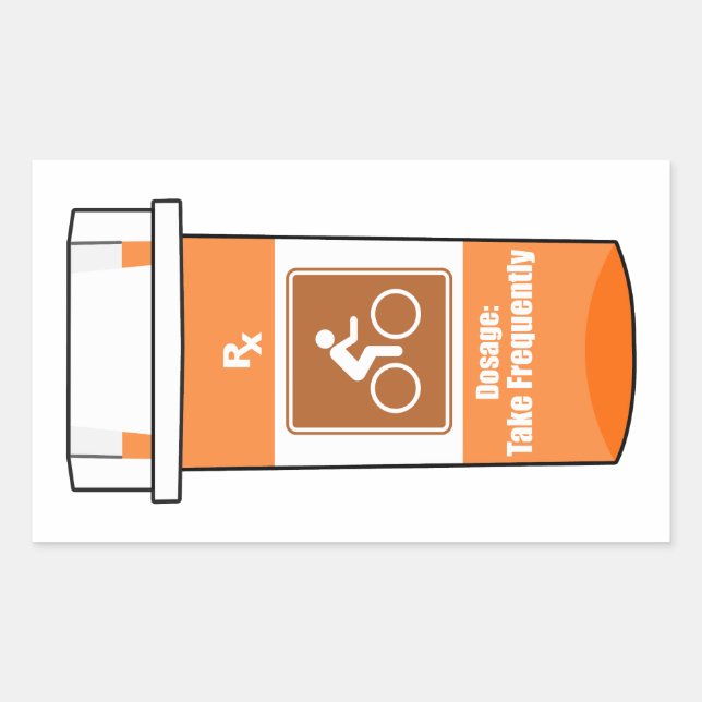 Cycling Is My Drug Sticker (Front)