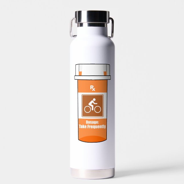 Cycling Is My Drug Water Bottle (Front)
