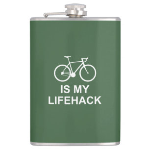 Cycling Is My Lifehack Hip Flask