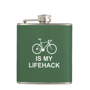 Cycling Is My Lifehack Hip Flask