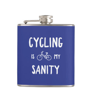 Cycling Is My Sanity Hip Flask