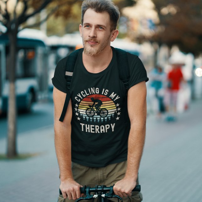 Cycling is my Tehraphy T-Shirt (Creator Uploaded)