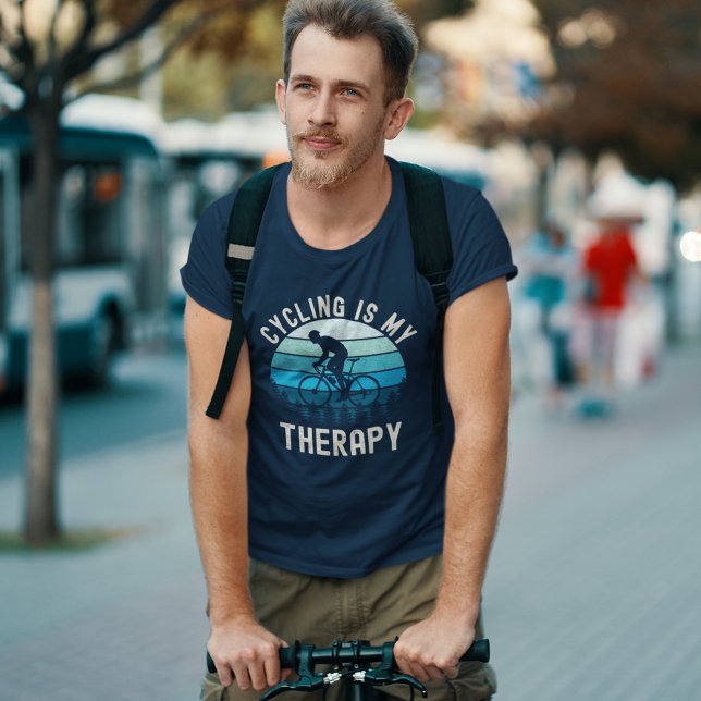 Cycling is my Tehraphy T-Shirt (Creator Uploaded)