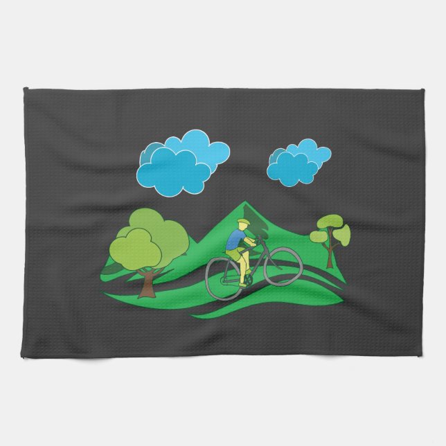 Cycling Kitchen Towel (Horizontal)