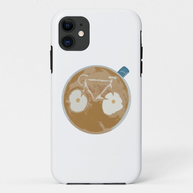 Cycling Latte Art Case-Mate iPhone Case (Back)